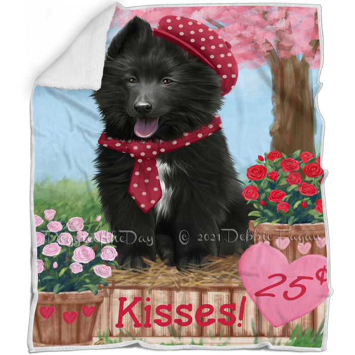 Rosie 25 Cent Kisses Belgian Shepherd Dog Blanket BLNKT121737