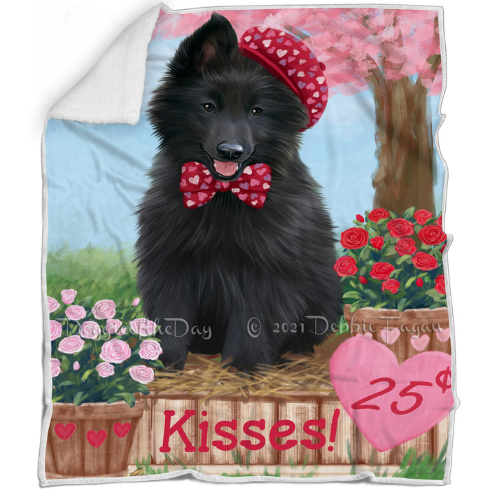 Rosie 25 Cent Kisses Belgian Shepherd Dog Blanket BLNKT121746