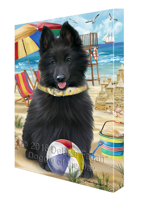 Pet Friendly Beach Belgian Shepherd Dog Canvas Wall Art CVS52563