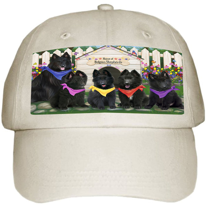 Spring Dog House Belgian Shepherds Dog Ball Hat Cap HAT53091