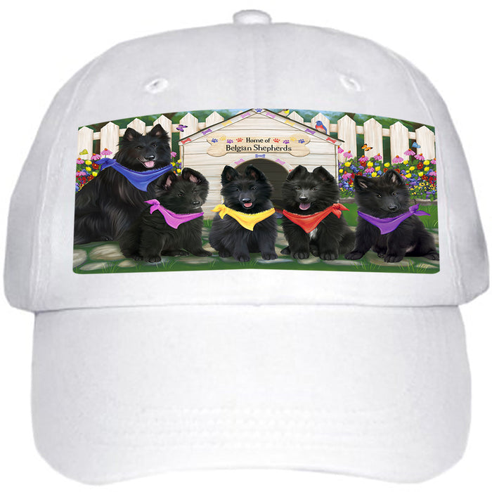 Spring Dog House Belgian Shepherds Dog Ball Hat Cap HAT53091