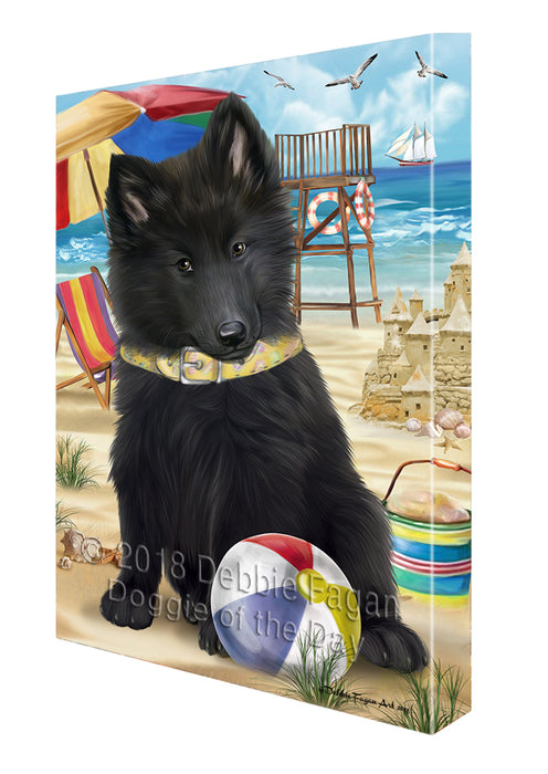 Pet Friendly Beach Belgian Shepherd Dog Canvas Wall Art CVS52581
