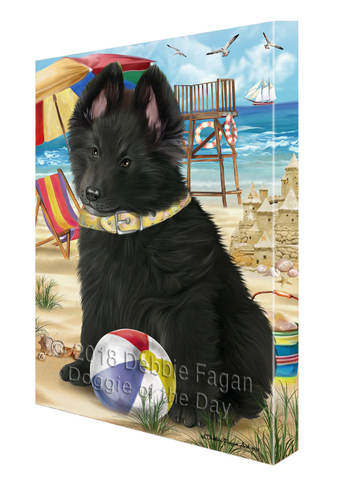 Pet Friendly Beach Belgian Shepherd Dog Canvas Wall Art CVS52590