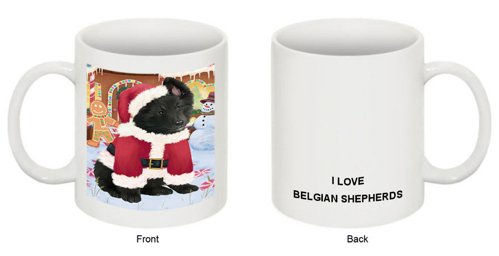 Christmas Gingerbread House Candyfest Belgian Shepherd Dog Coffee Mug MUG51567
