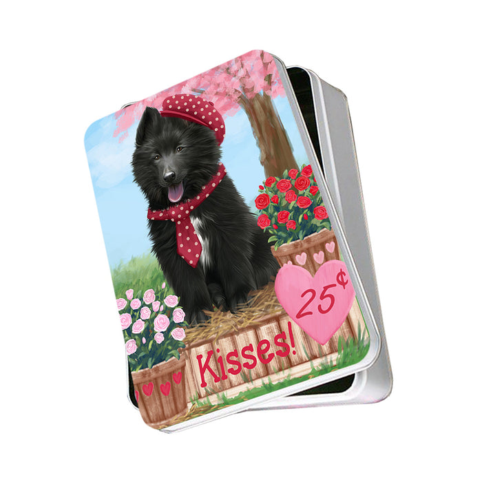 Rosie 25 Cent Kisses Belgian Shepherd Dog Photo Storage Tin PITN55756