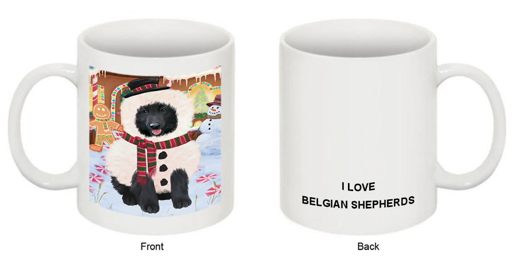 Christmas Gingerbread House Candyfest Belgian Shepherd Dog Coffee Mug MUG51568