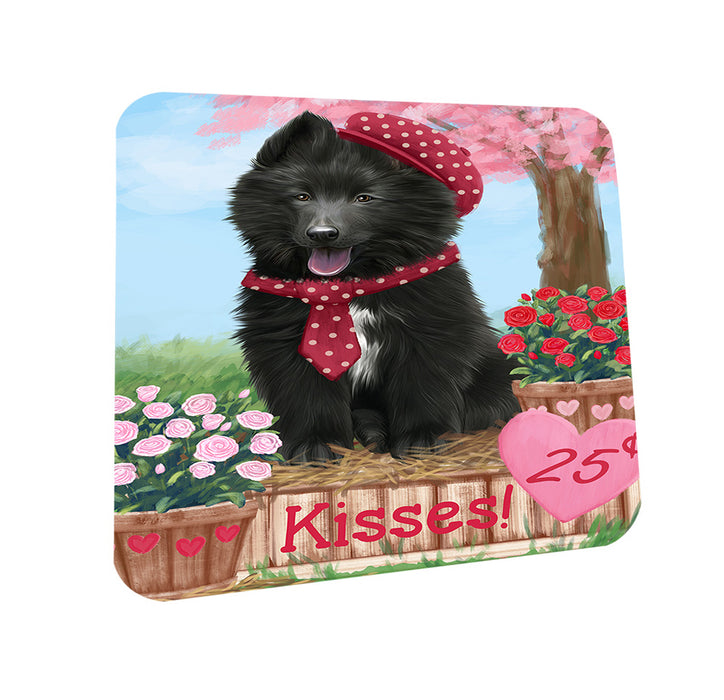 Rosie 25 Cent Kisses Belgian Shepherd Dog Coasters Set of 4 CST55771