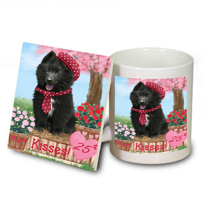 Rosie 25 Cent Kisses Belgian Shepherd Dog Mug and Coaster Set MUC55805