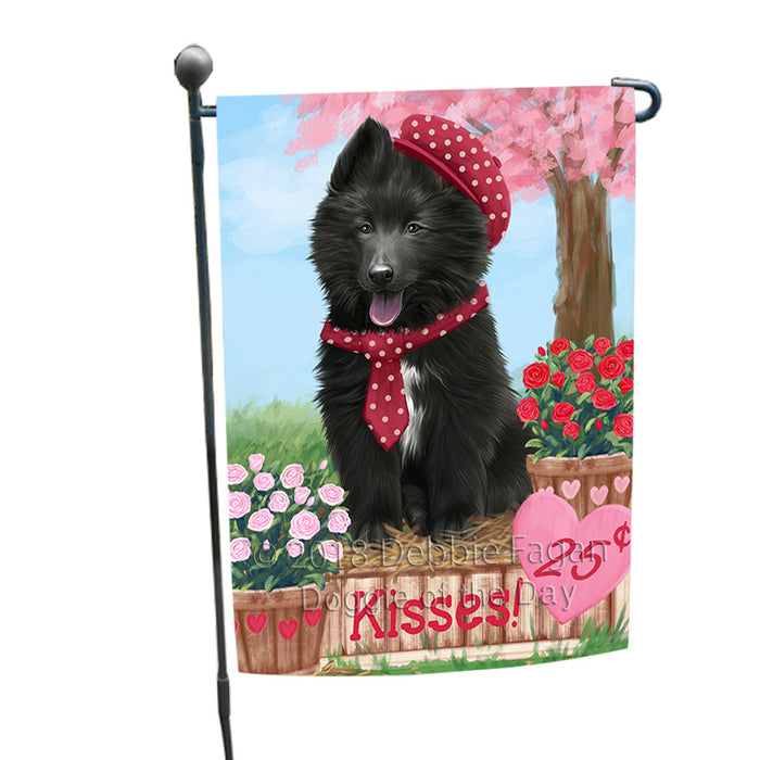 Rosie 25 Cent Kisses Belgian Shepherd Dog Garden Flag GFLG56361
