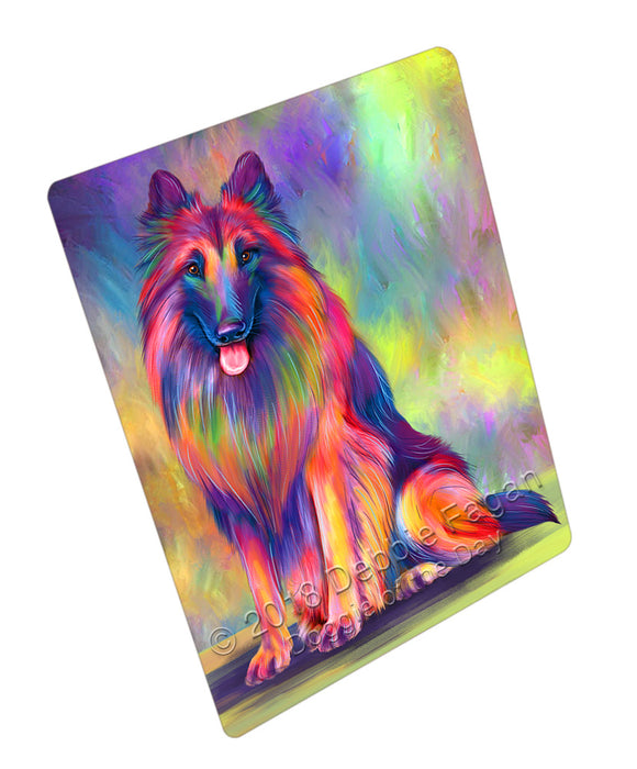 Paradise Wave Belgian Tervuren Dog Cutting Board - For Kitchen - Scratch & Stain Resistant - Designed To Stay In Place - Easy To Clean By Hand - Perfect for Chopping Meats, Vegetables