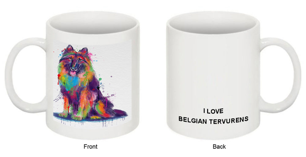 Watercolor Belgian Tervuren Dog Coffee Mug MUG52935
