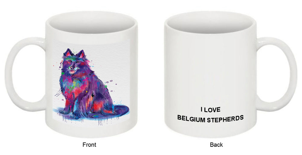 Watercolor Belgium Shepherd Dog Coffee Mug MUG52471