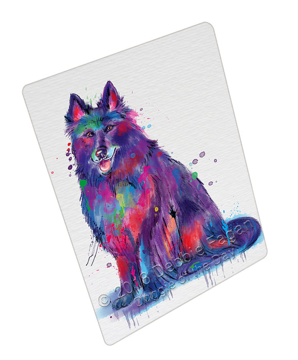 Watercolor Belgium Shepherd Dog Refrigerator / Dishwasher Magnet RMAG104850