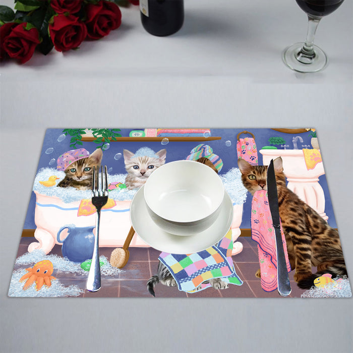 Rub A Dub Dogs In A Tub Bengal Cats Placemat
