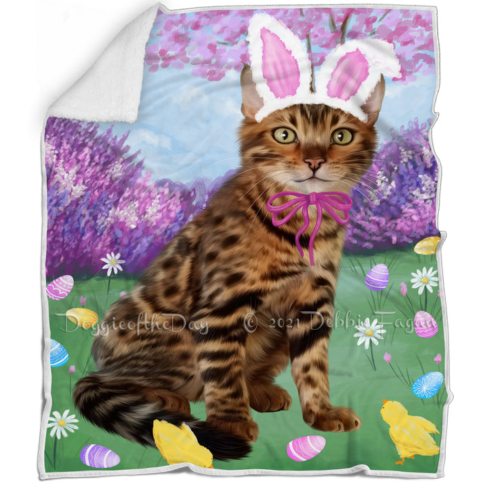 Easter Holiday Bengal Cat Blanket BLNKT131538
