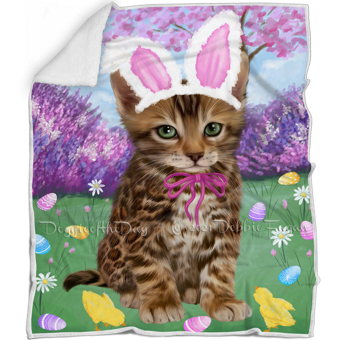 Easter Holiday Bengal Cat Blanket BLNKT131556