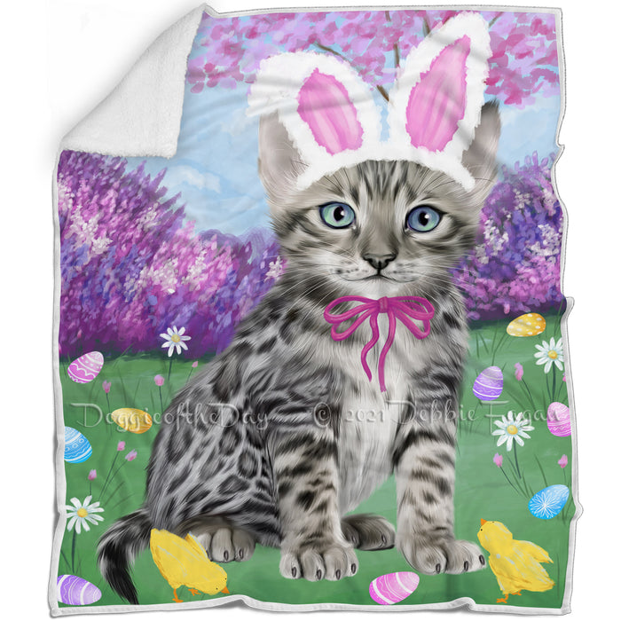 Easter Holiday Bengal Cat Blanket BLNKT131574