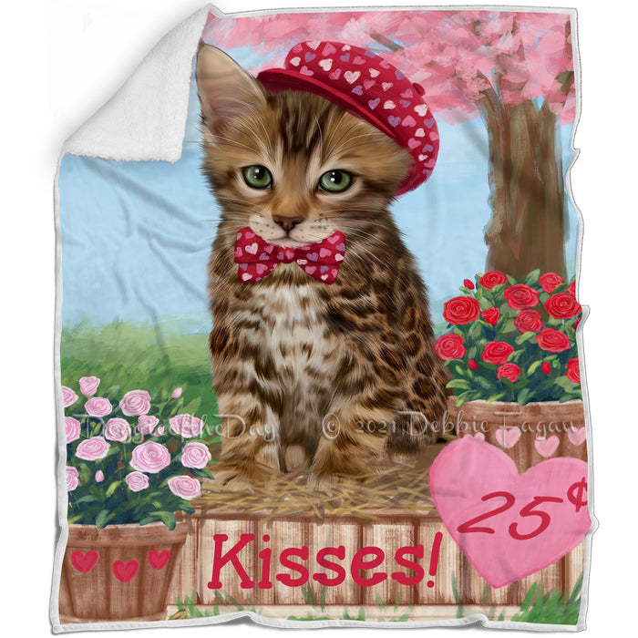 Rosie 25 Cent Kisses Bengal Cat Blanket BLNKT121773