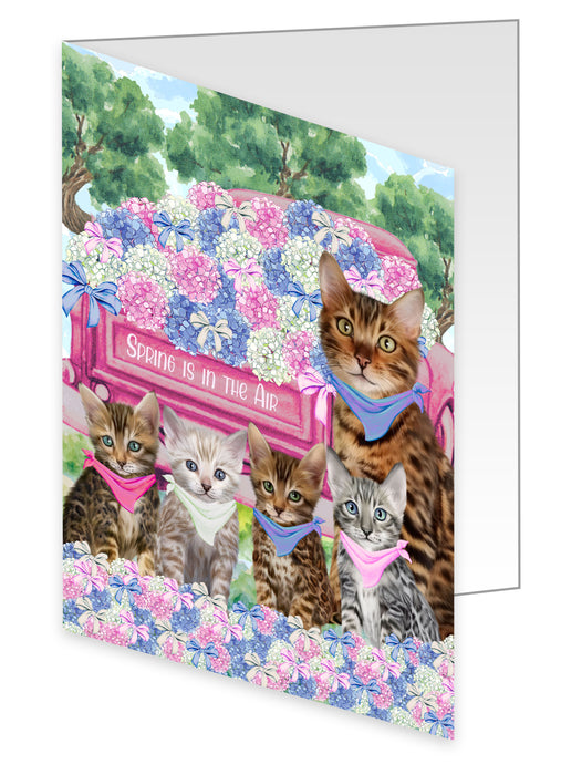 Bengal Cat Greeting Cards & Note Cards, Invitation Card with Envelopes Multi Pack, Explore a Variety of Designs, Personalized, Custom, Cats Lover's Gifts