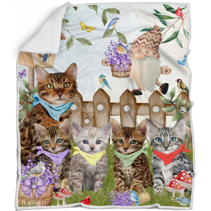 Bengal Blanket: Explore a Variety of Designs, Cozy Sherpa, Fleece and Woven, Custom, Personalized, Gift for Cat and Pet Lovers