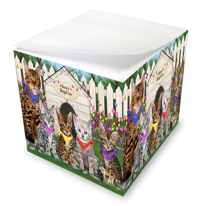 Spring Dog House Bengal Cats Note Cube NOC52148