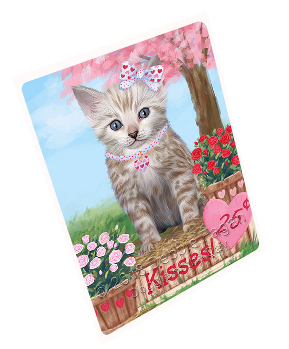 Rosie 25 Cent Kisses Bengal Cat Large Refrigerator / Dishwasher Magnet RMAG97158