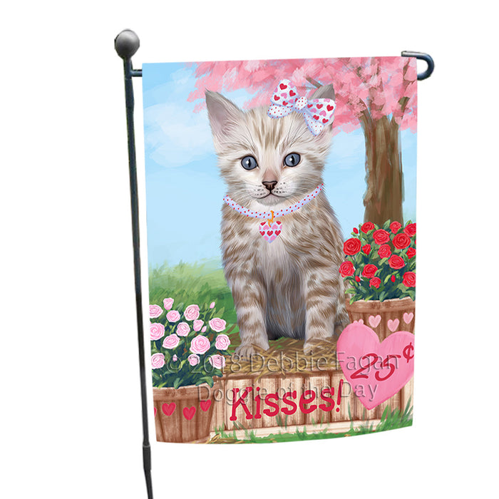 Rosie 25 Cent Kisses Bengal Cat Garden Flag GFLG56363