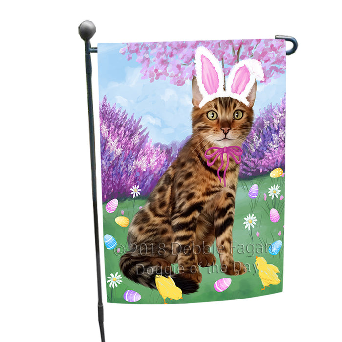 Easter Holiday Bengal Cat Garden Flag GFLG57530