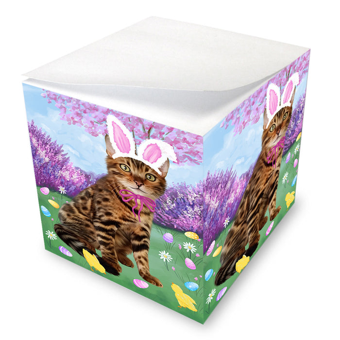 Easter Holiday Bengal Cat Note Cube NOC54990