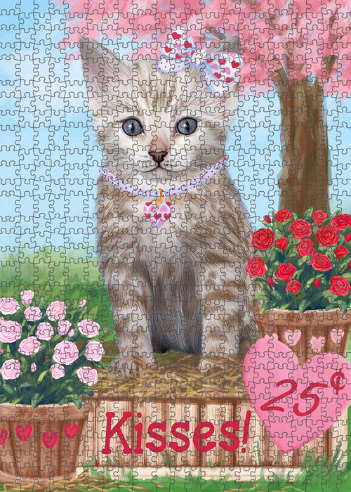 Rosie 25 Cent Kisses Bengal Cat Puzzle with Photo Tin PUZL91464