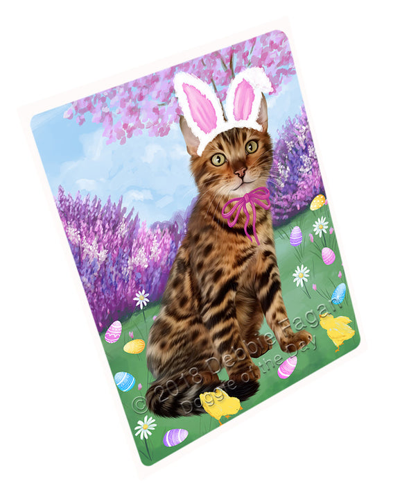 Easter Holiday Bengal Cat Large Refrigerator / Dishwasher Magnet RMAG103680