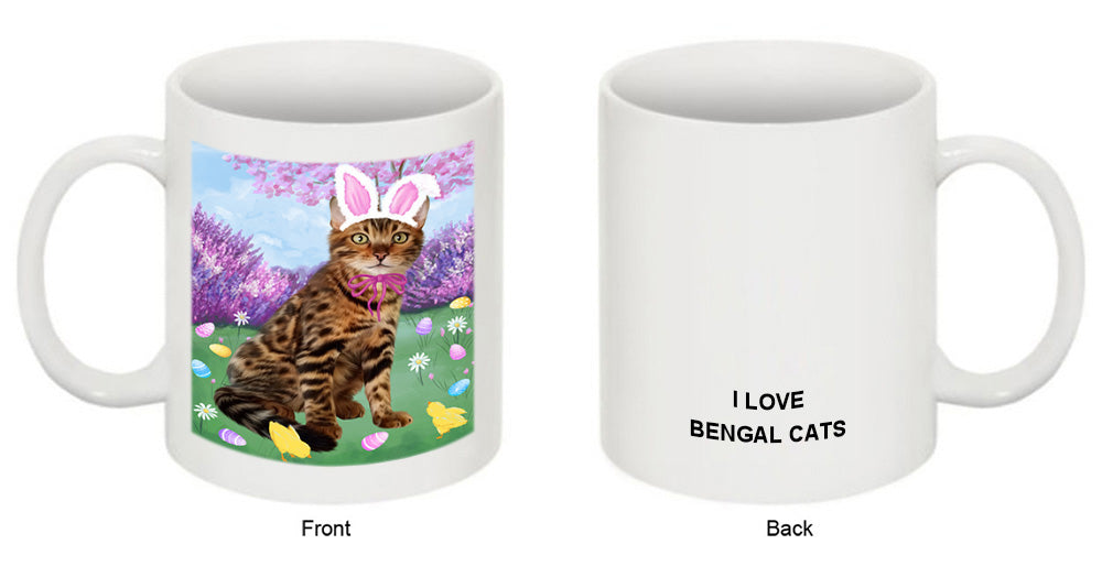 Easter Holiday Bengal Cat Coffee Mug MUG52271