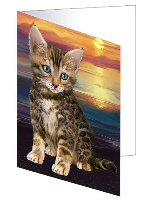 Sphynx Cat Handmade Artwork Assorted Pets Greeting Cards and Note Cards with Envelopes for All Occasions and Holiday Seasons GCD62444
