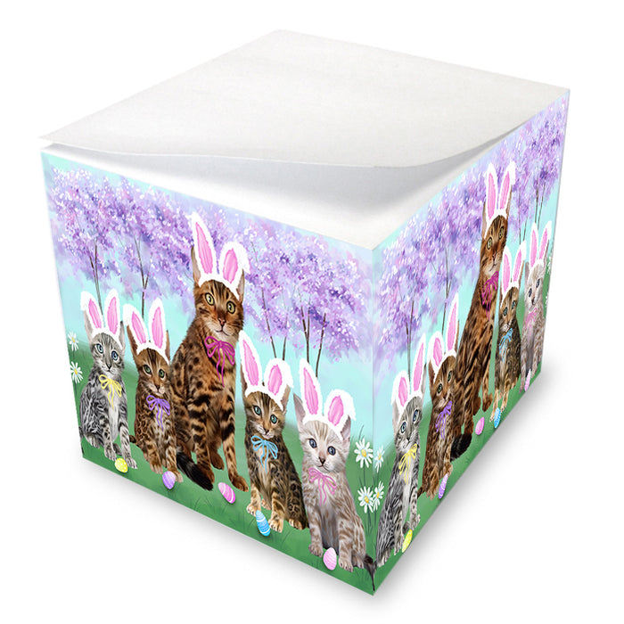 Easter Holiday Bengal Cats Note Cube NOC54991