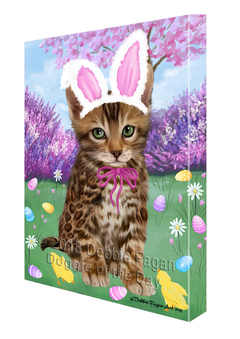 Easter Holiday Bengal Cat Canvas Print Wall Art Décor CVS134360