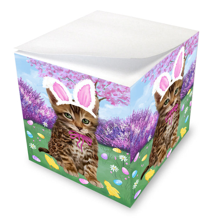 Easter Holiday Bengal Cat Note Cube NOC54992