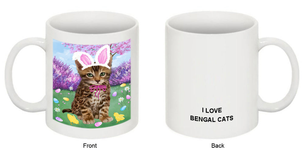 Easter Holiday Bengal Cat Coffee Mug MUG52273