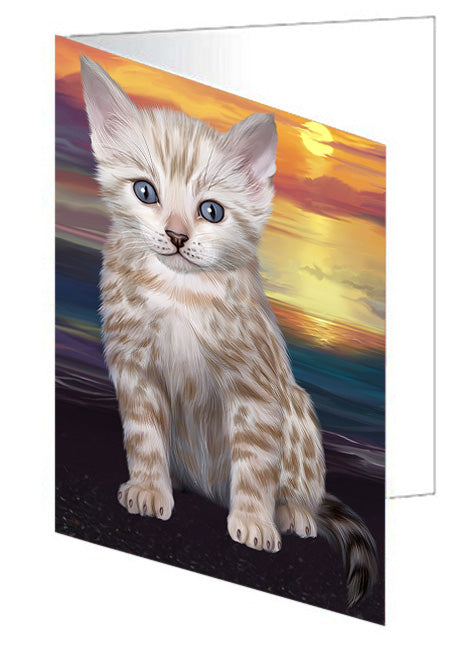 Sphynx Cat Handmade Artwork Assorted Pets Greeting Cards and Note Cards with Envelopes for All Occasions and Holiday Seasons GCD62441