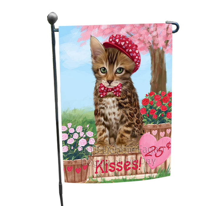 Rosie 25 Cent Kisses Bengal Cat Garden Flag GFLG56365