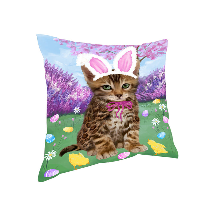 Easter Holiday Bengal Cat Pillow PIL81908