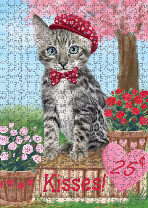 Rosie 25 Cent Kisses Bengal Cat Puzzle with Photo Tin PUZL91476