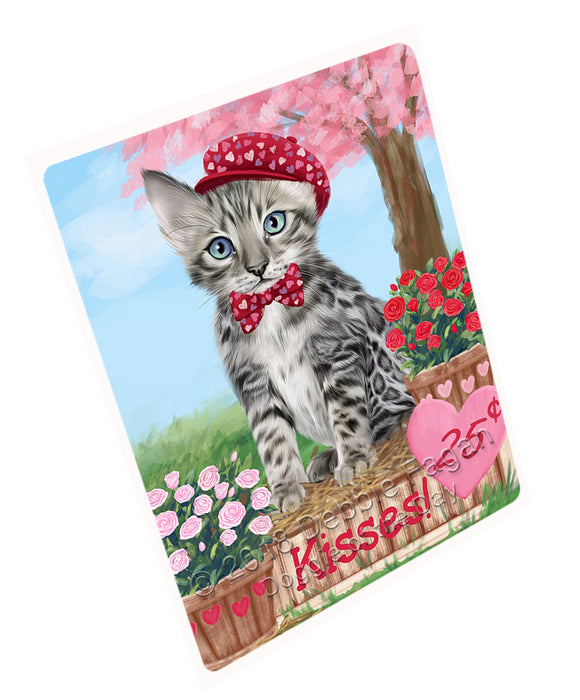 Rosie 25 Cent Kisses Bengal Cat Magnet MAG72591 (Small 5.5" x 4.25")