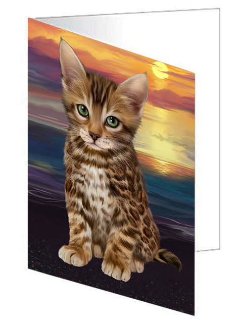 Sphynx Cat Handmade Artwork Assorted Pets Greeting Cards and Note Cards with Envelopes for All Occasions and Holiday Seasons GCD62438