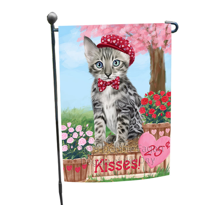 Rosie 25 Cent Kisses Bengal Cat Garden Flag GFLG56366
