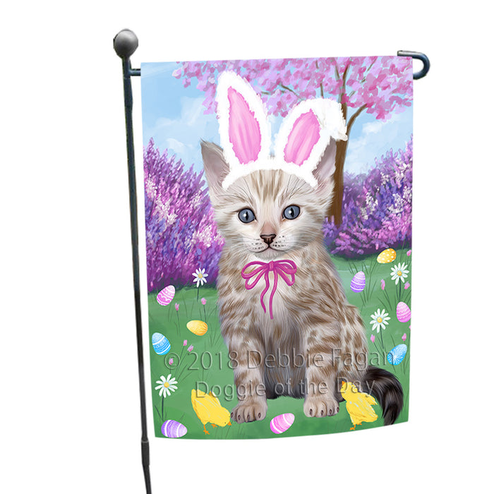 Easter Holiday Bengal Cat Garden Flag GFLG57533