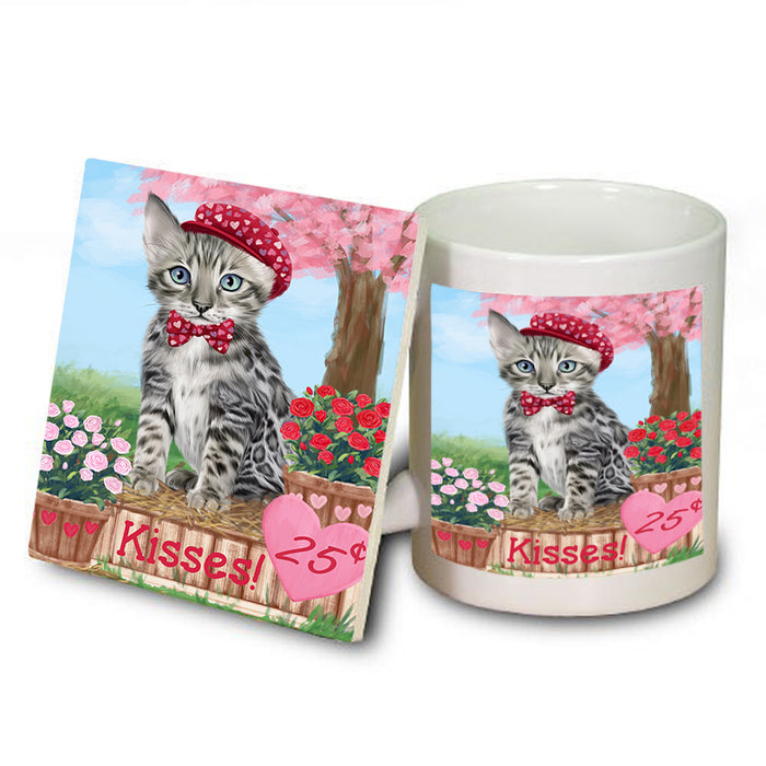Rosie 25 Cent Kisses Bengal Cat Mug and Coaster Set MUC55810