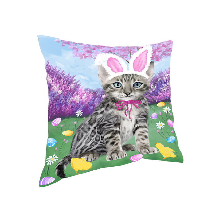 Easter Holiday Bengal Cat Pillow PIL81916