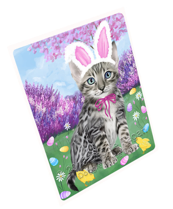 Easter Holiday Bengal Cat Large Refrigerator / Dishwasher Magnet RMAG103704