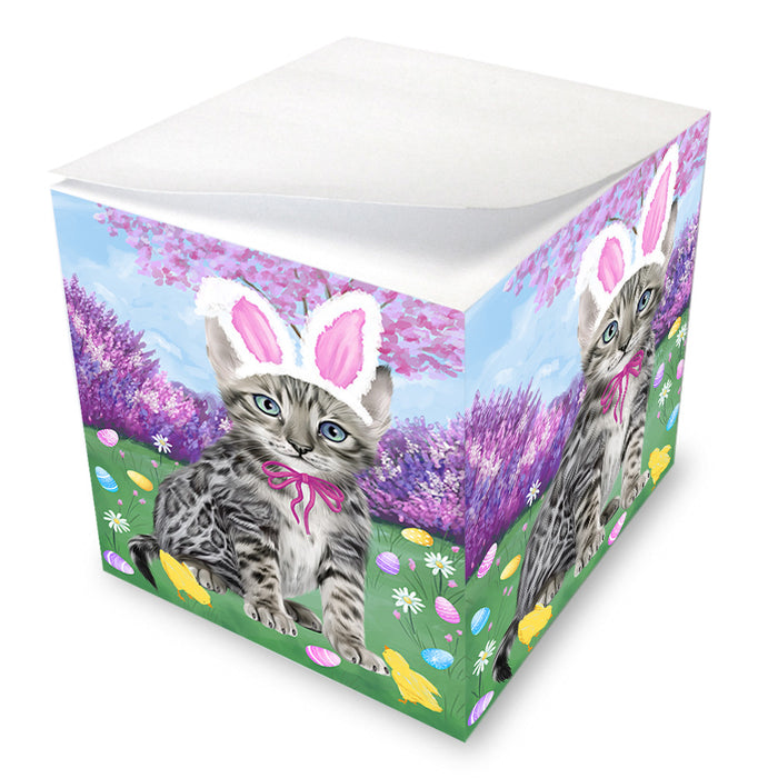 Easter Holiday Bengal Cat Note Cube NOC54994