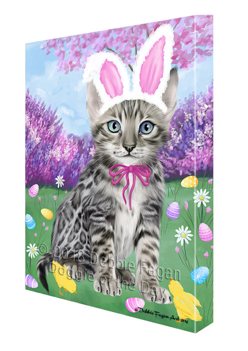 Easter Holiday Bengal Cat Canvas Print Wall Art Décor CVS134378